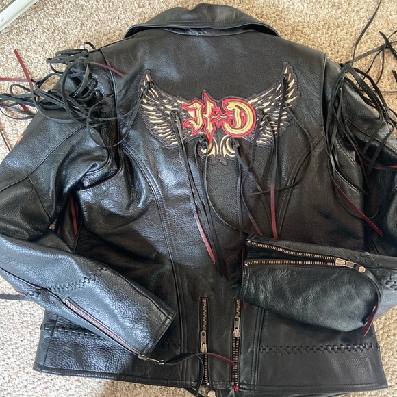 Harley Davidsons leather motorcycle jacket - Picture 3 of 4